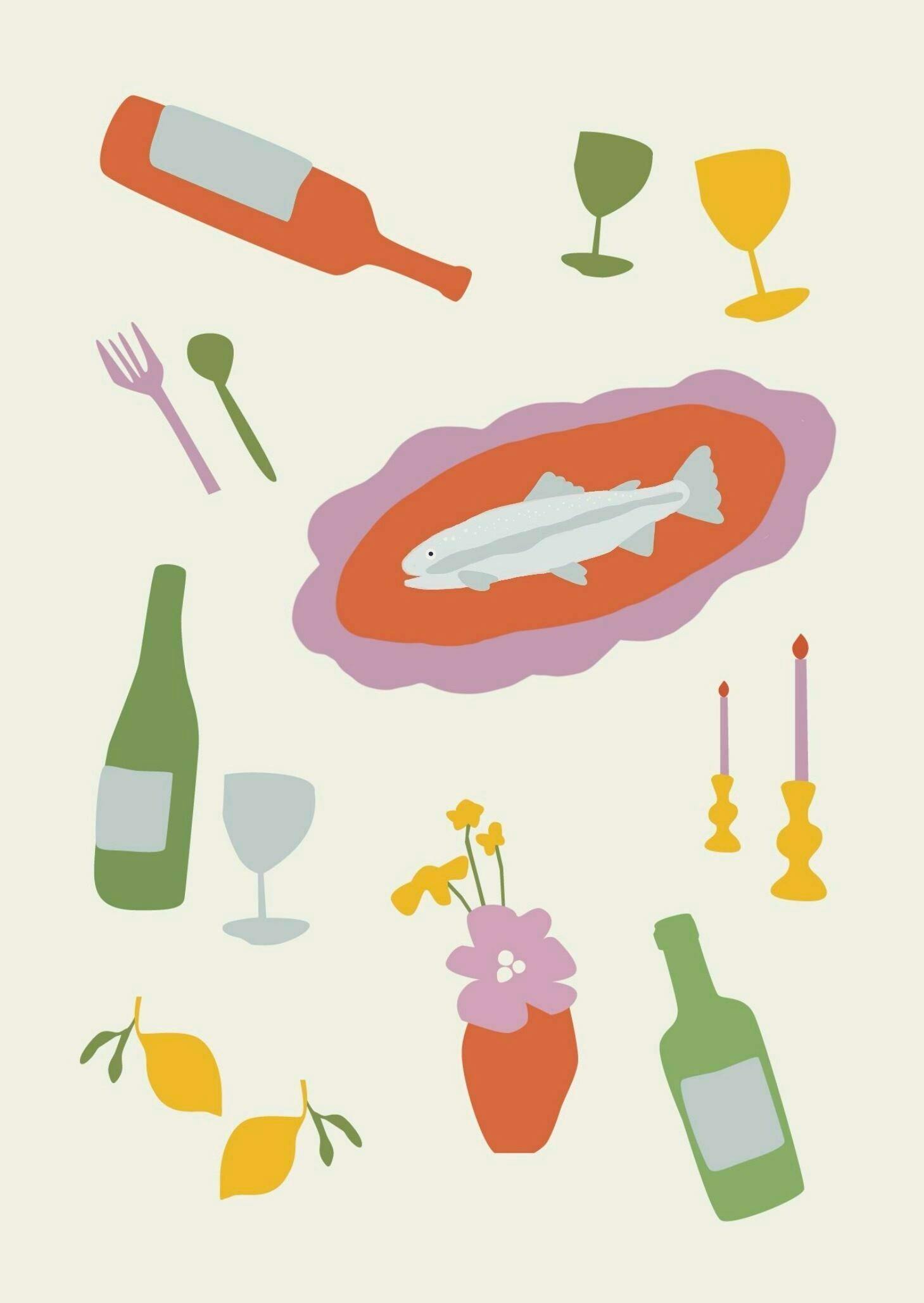 Recipe Card Fish Matthiasson Wines | Field Notes